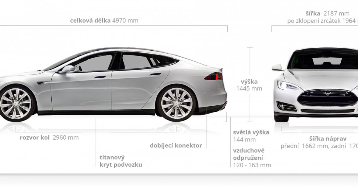 Model S – technické specifikace | TESLAFAN