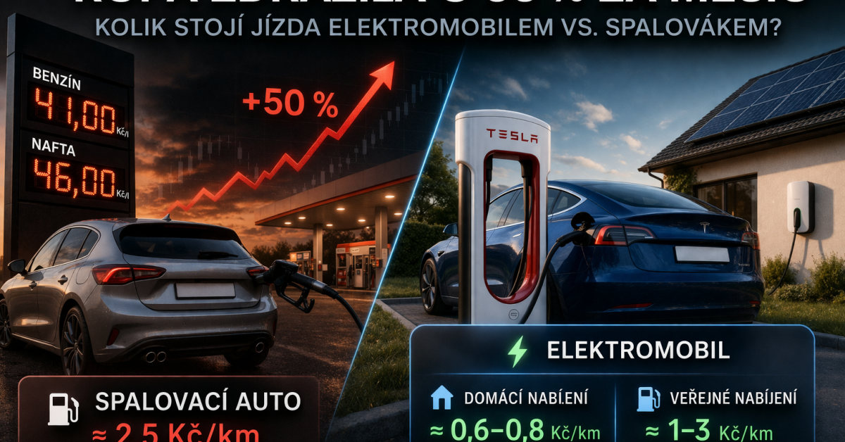 Ropa zdražila o 50 %. Kolik teď stojí jízda elektromobilem vs ...
