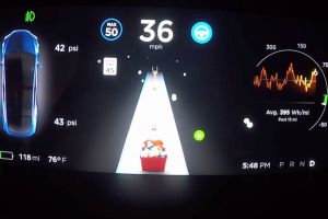 Ho, ho Ho! Tesla vydává nový easter egg plný Santů a sobů