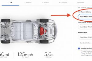 Tesla začala nabízet novou variantu Modelu 3