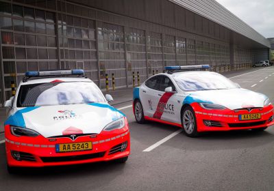 Lucemburská policie se dočkala unikátních služebních vozů
