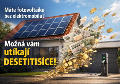 Máte fotovoltaiku bez elektromobilu? Možná vám utíkají desetitisíce korun ročně