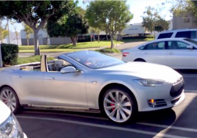 Tesla Model S - kabriolet od Newport Engineering