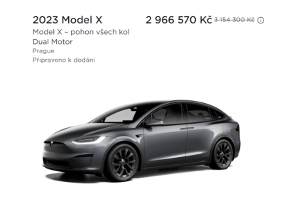 Tesla rozdává až statisícové slevy na skladové vozy!