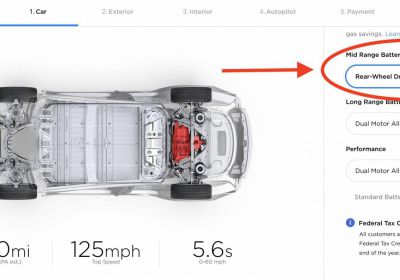 Tesla začala nabízet novou variantu Modelu 3