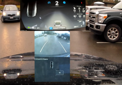 VIDEO: Muž si stoupl před jedoucí Model S, aby vyzkoušel Autopilota!