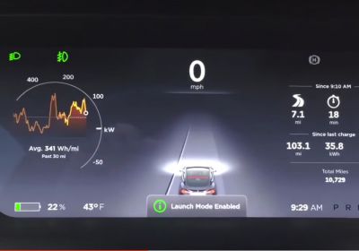 VIDEO: Tesla Model S představila firmware 7.0 Launch Mode