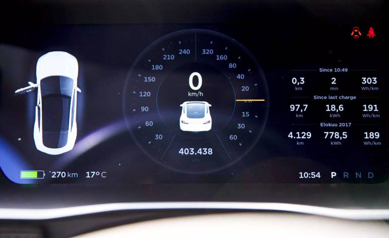 400 000 najetých km v Tesla Model S: kapacita baterie je 93 %