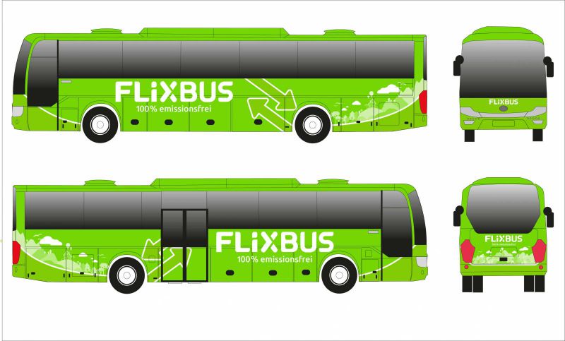 Elektrobus testuje na dálkových spojích jako první FlixBus