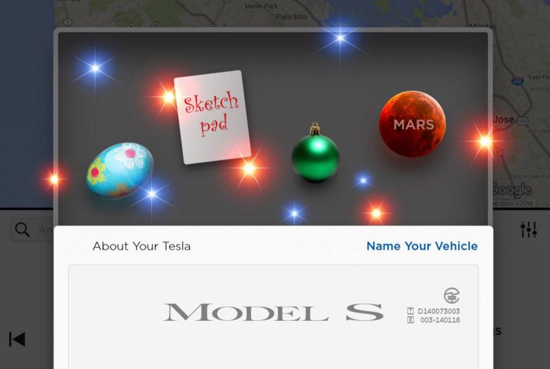 Nový Easter Egg Tesla ukáže všechna překvapení na jednom místě