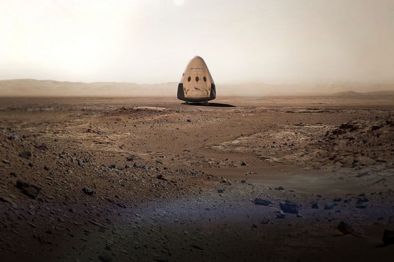Obama a Musk o kolonii na Marsu