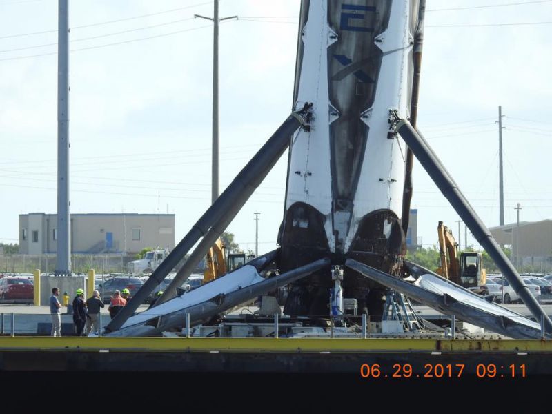 SpaceX má za sebou další úspěšné přistání s Falcon 9