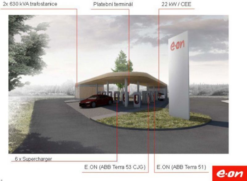 Supercharger Vystrkov u Humpolce otevře 28.6.2016!