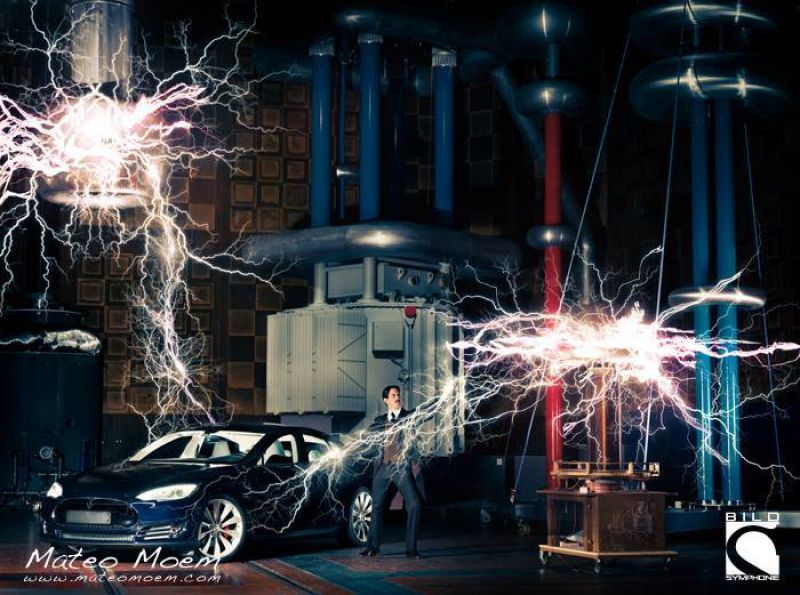 Tesla Model S a Nikola Tesla