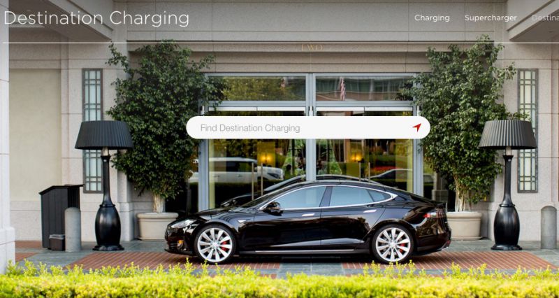 Tesla v praxi XVII: Jak se stát členem programu "Destination Charging"