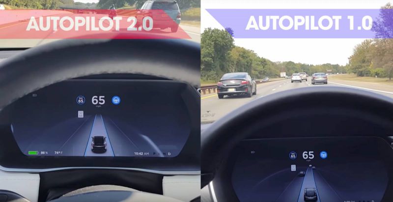 VIDEO: Autopilot 2.0 vs. Autopilot 1.0