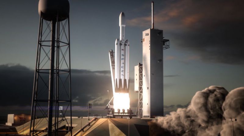 VIDEO: SpaceX úspěšně testovala Falcon Heavy Core