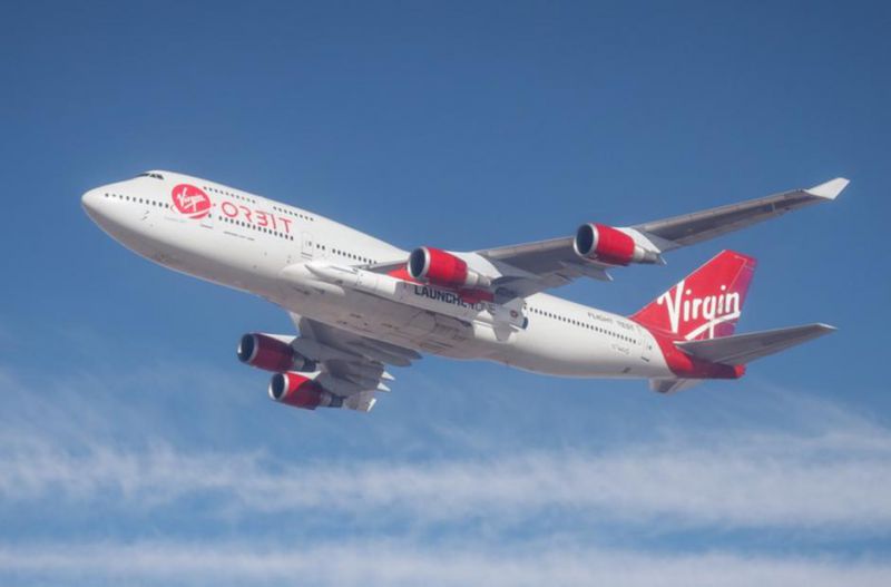 Virgin Orbit uskutečnili první zkušební let svého vesmírného systému