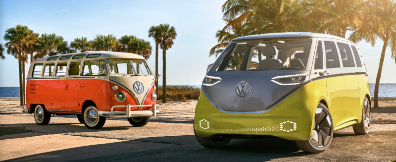 Volkswagen představí retro mikrobus na elektřinu s autopilotem